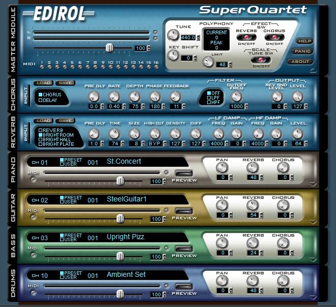 Super Quartet VST1·52 超级四重奏
