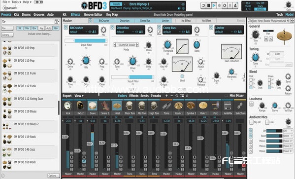 BFD3 鼓 + 音色库