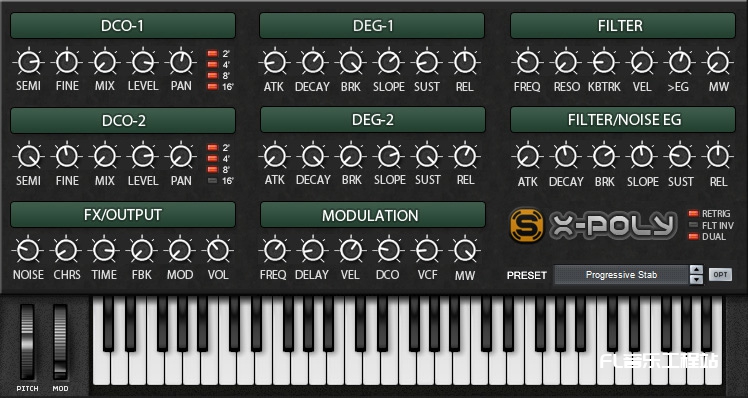 X-Poly （Synapse Audio X-Poly v2.0 Win/MacOSX R2R）