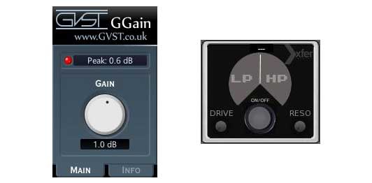 GGain  / DJMFilter 效果器 win/mac