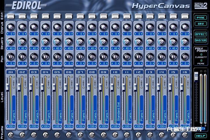罗兰 Hyper Canvas 综合波表合成器