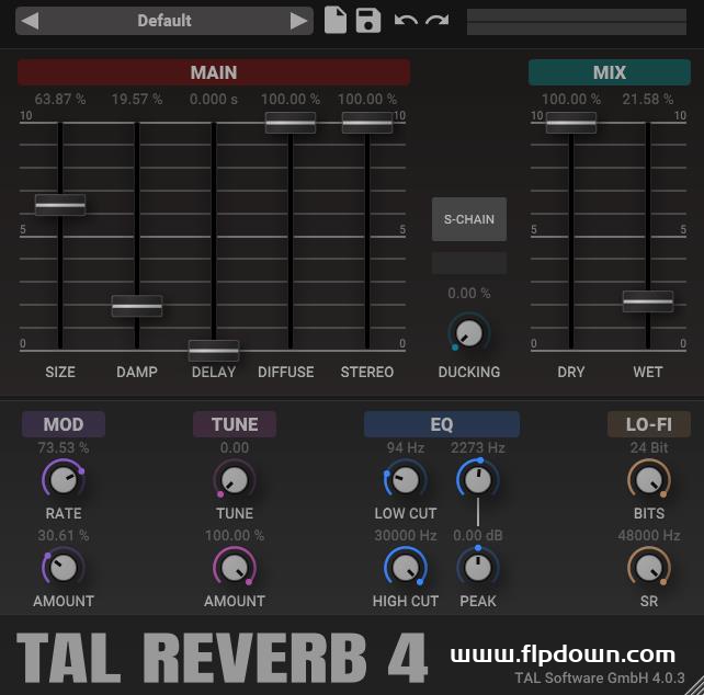 TAL Reverb 4 Plugin