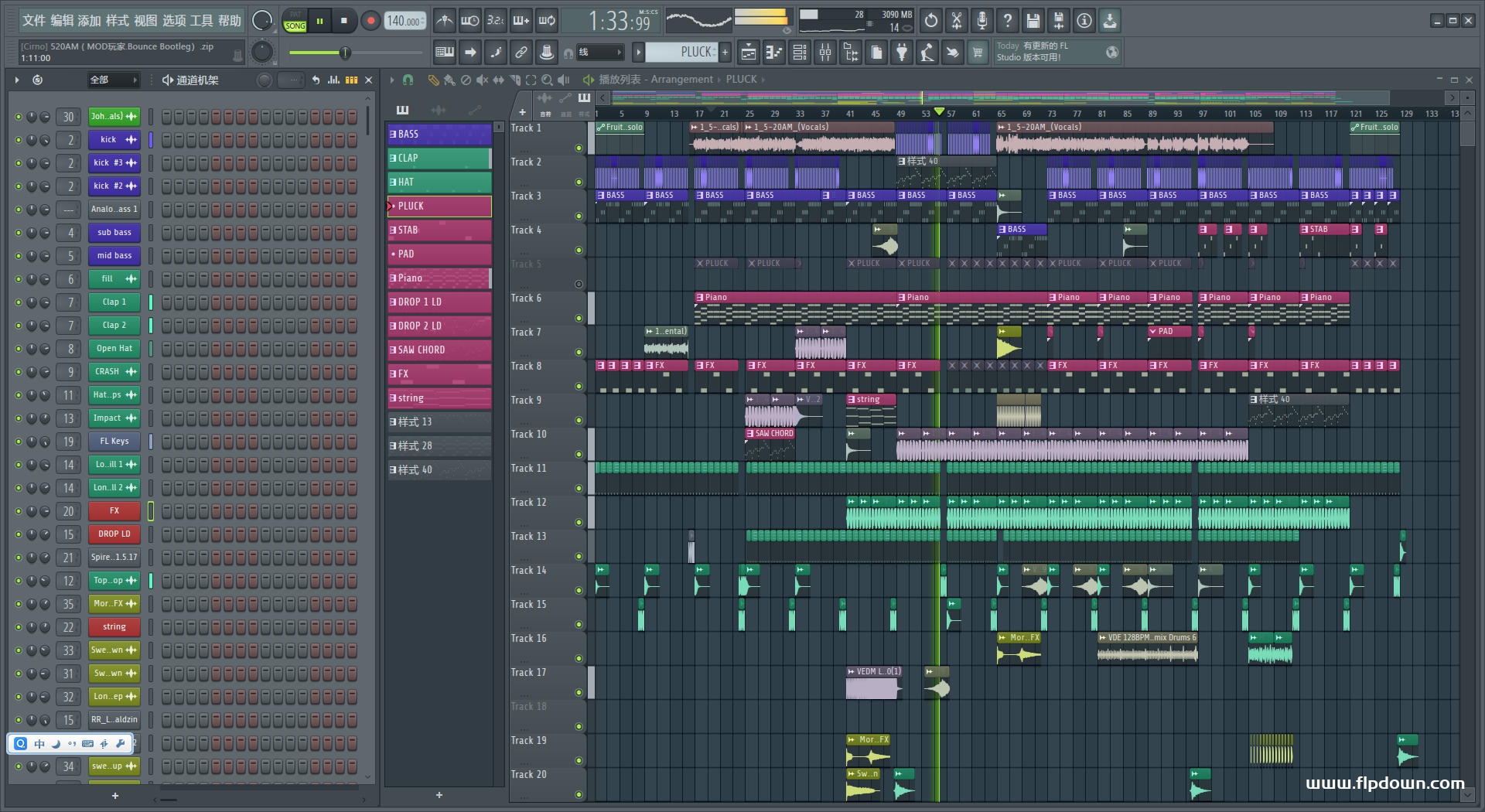 刀酱 - 520AM ( MOD玩家.Bounce Bootleg）