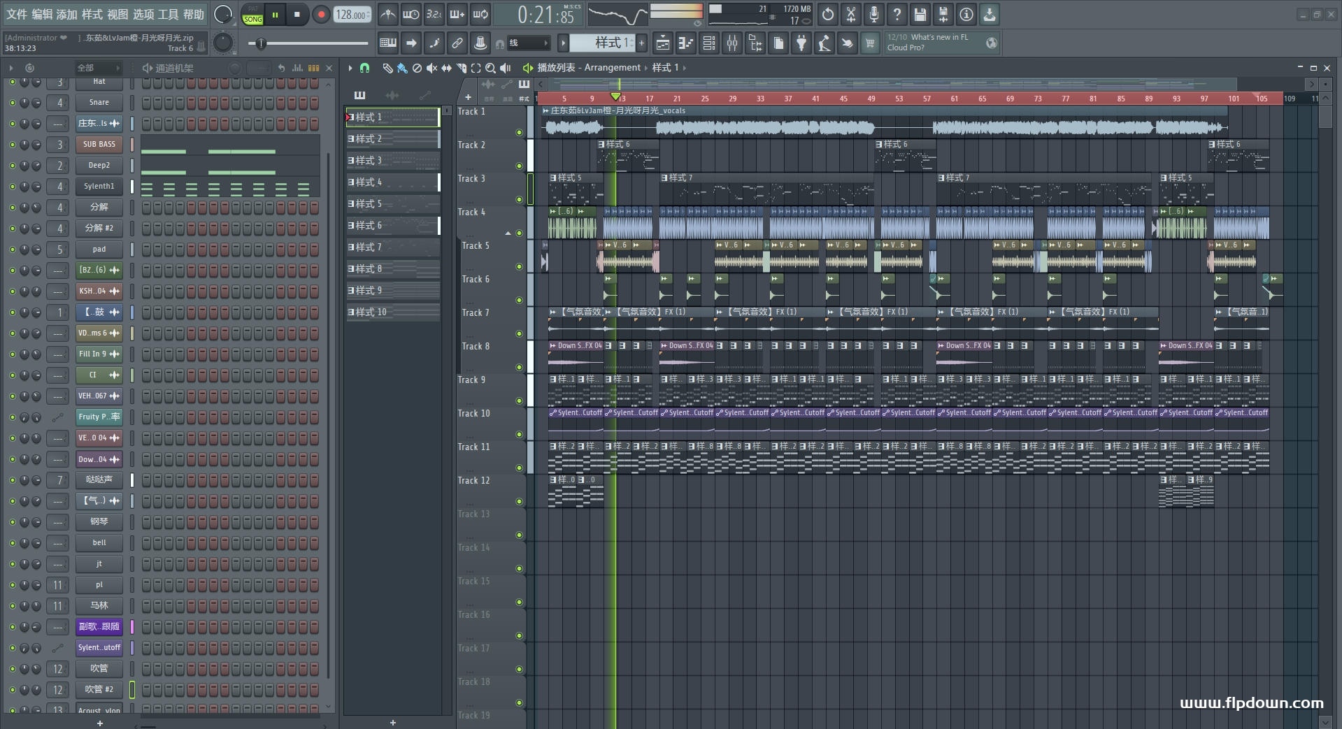 庄东茹&LvJam橙 - 月光呀月光（DJ版 国会鼓）