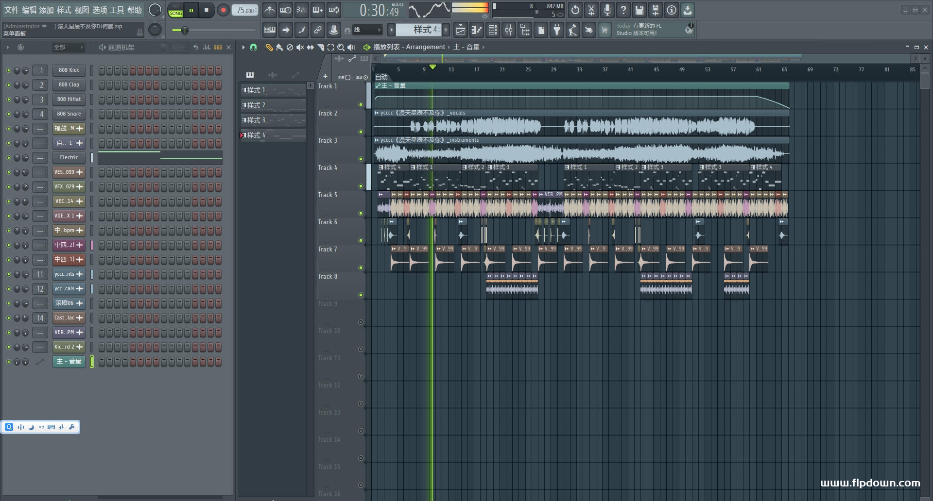 ycccc-漫天星辰不及你【广场舞 中四】